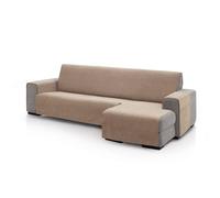 FAVERTI® Pego Housse de canapé d'angle Droit 240 cm (Vue de Face) en Lin Chenille Toucher Extra Doux de qualité fabriquée en Espagne avec matériau recyclé