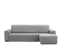 FAVERTI® Requena Housse de canapé d'angle rembourrée en Toile Facile à Laver, Durable et résistante Gris Clair 240 cm