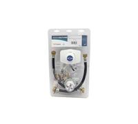 Favex - Kit raccordement gaz - Kit Butane bi-bouteille - Lyre 35cm (5 ans) + vanne - 2.6kg/h - 28mbar