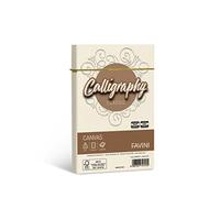 Favini A57Q417 Calligraphy Canvas Enveloppes à texture rugueuse