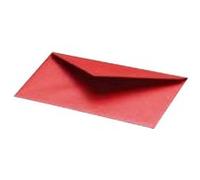 FAVINI HOME-OFFICE PRESTIGE Top Collection Special Events - Rouge - 110 x 220 mm - 120 g/m² - 10 unités enveloppes à pigments perlés G