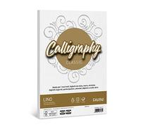 Favini Papier Calligraphy Lin 50 Feuilles A4 120 g 01 bainco [a690514]
