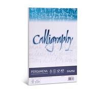 Favini Home-Office Prestige Calligraphy - Papier Parcheminé - Blanc - A4 (210 X 297 Mm) - 190 G/M² - 50 Feuille(S)