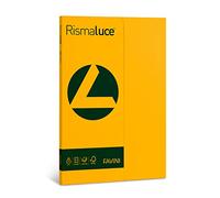 Favini Rismaluce Lot de 100 feuilles de papier de 90 g, format A4, jaune doré, 21 x 29,7 cm