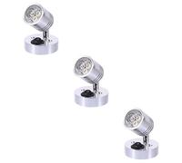 FAVOMOTO 3 Pièces Applique Murale 12v Projecteur Led Applique Murale Caravane Liseuse 12v Applique Bateau Appliques Murales Led Applique Murale Flexible Yacht Plafonnier Aluminium