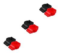 FAVOMOTO 6 Pièces Capuchon Terminal Couvre-bornes De Câble De Batterie Protecteur De Borne De Batterie Marine Couvercle De Batterie Négatif Capuchon Isolant La Batterie PVC