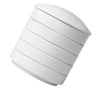 FAVOMOTO Palettes Plaque D'encre En Céramique à Cinq Couches De Peinture Aquarelle Plateau De Peinture D'art Aquarelle Peinture Plat Palette De Mélange Aquarelle D'encre Porcelaine Blanche