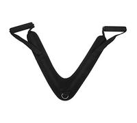 FAVOMOTO Sangle de maintien pour abdominaux avec rembourrage et 2 poignées, système d'alimentation et sangle abdominale