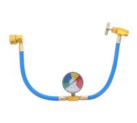 FAVOMOTO Tuyau de remplissage de liquide frigorigène pour voiture R134a R134a - Tuyau de recharge pour réfrigérant avec raccord 1/2" R134a R12