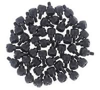 Favordrory 6 Vis à Tôle Hexagonales Rändelschrauben 32x5 M3.5 Noir Zinc