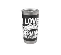 Favori des amateurs de bergers allemands Gobelet isotherme en acier inoxydable double paroi