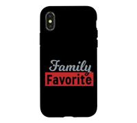 Favoris de la Famille Coque pour iPhone X/XS
