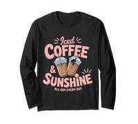 Favoris des Amateurs de café glacé et de café Soleil Manche Longue