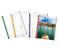 Favorit 100460029 Enveloppes Transparentes Forage Universel Jaune 21 x 29,7 cm