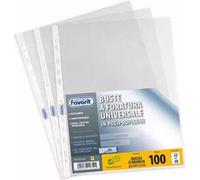 Favorit 100460055 Pochette transparente 220 x 300 mm Polypropylène (PP) 200 pcs