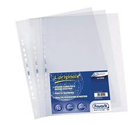 Favorit 100460119 Lot de 10 enveloppes universelles transparentes 22 x 30 cm