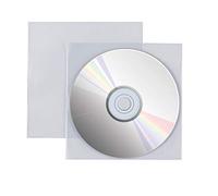 Favorit Enveloppe CD/DVD capacité 1 CD/DVD transparente Pack de 25
