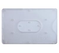 Favorit 100500080 Lot de 100 porte-cartes rigide format intérieur 8,5 x 5,4 cm transparent