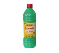 favorit 1270 Spiritus 1000 ML - Convient pour la Maison, la Voiture et Les Loisirs - en Pur Alcool Bio avec Bec verseur et Bouchon Anti-éclaboussures pour Enfants