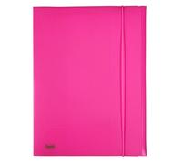 Favorit Chemise 400102284 – 3 rabats avec élastique – Fuchsia fluo 24 x 33 cm