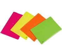 Favorit 400116127 Fardes de classement Polypropylène (PP) Fuchsia, Vert, Orange, Jaune A4