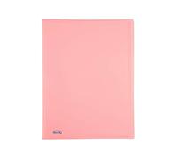 Favorit 400116623 Porte-vues P @ Stel avec 40 pochettes lisses, format intérieur 22 x 30 cm, couleur Blush