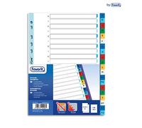 Favorit 400132466 A-Z Lot de 20 intercalaires colorés pour école, bureau, maison 21 x 29,7 cm