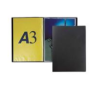 Favorit 400136593 Porte-documents avec 20 enveloppes, 29,7 x 42 cm, noir