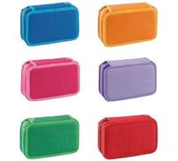 Favorit 400184016 Etui Trousse à crayons souple Tissu Couleurs mélangées