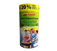 Favorit anzündsticks 120 pièces anzündstick allume barbecue pour barbecue/cheminée