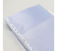 Favorit, Buste Trasparenti A4, 10 Pezzi, con Soffietto e Patella, Buccia d'arancia