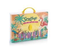 Favorit Hawaii Greetings Koffer, Multicolore, Formato 56,5x36,5 dorso 5,5 cm, Moderne