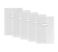 Favorit Housse maxi avec rabats pliés, poche intérieure et porte-omes 5 pièces, A4, transparent