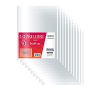 Favorit Lot de 10 couvre-livres format maxi 36 x 57 transparents, finition lisse