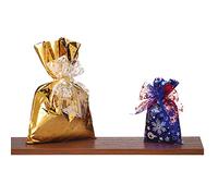 Favorit Lot de 25 pochettes cadeaux métallisées format 20 x 35 cm, pour 4 motifs de Noël