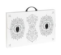 Favorit Mallette en polypropylène alvéolaire avec impression en haute résolution MANDALA, dimensions 56,5 x 36,5 cm, dos 5,5 cm, 2 fermetures