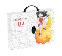 Favorit Mallette en polypropylène alvéolaire avec impression en haute résolution MANGA Le Monde de Liz, dimensions 37,5 x 27 cm, dos 8 cm, 1 fermeture