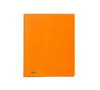 Favorit Neon Porte-vues, 20 vues lisses, 22 x 30 cm, orange fluo