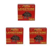 Favorit Pierre de Lave Barbecue gaz 3kg 3050 (Lot de 3)