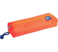 Favorit Trousse Ronde Porte-Stylo Moyen, 1 Compartiment ¿¿ Fermeture ¿¿Clair, 7 X 21 L X H 4 Cm, Couleur N¿¿On Orange