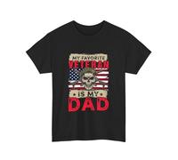 Favorite Veteran is My Dad T-Shirt Military Solider Veteran Patriotic Shirt