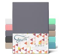 Favorito Drap-housse pour matelas en jersey - 100% coton, Coton, titane, 180 x 200 - 200 x 200 cm