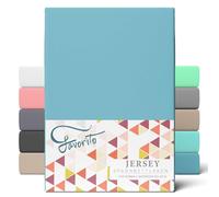 Favorito Drap-housse pour matelas en jersey - 100% coton, Coton, Türkis, 140 x 200 - 160 x 200 cm