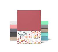 Favorito Jersey Drap Housse 140x200-160x200 cm Karminrot Epaisseur 5-10 cm - 100% Coton - Oekotex Drap-Housse Matelas Lit Housse de Couette - draps-de-lit 140x200cm - 160x200cm Rouge