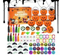 Favors de la fête des d'halloween - Candy Panker remplisseurs, Jouets de Farce à thème Gothique, Goodies Assortis avec des Designs Amusants | Accessoires pour garçons Girls School Home