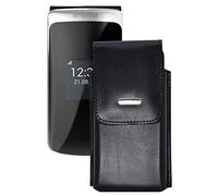 Favory-Shop Vertical Étui pour Emporia Touch Smart Carquois Housse Étui Cuir Sac Portable avec Un (E) Boucle de Ceinture sur La Arrière