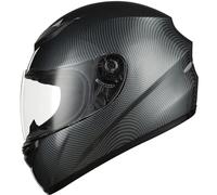 Favoto Casque Moto Intégral - Homme et Femme, Homologué ECE, Respirant et Confortable, avec Visière Transparente Anti-Rayures et Fermeture Micrométrique, pour Moto,Fibre de Carbone, M (57-58cm)