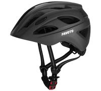 Favoto Casque Vélo Enfant Léger - Casque de Cyclisme Réglable Respirant pour Garçons et Filles Protection Sécuritaire XS Noir