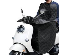Favoto Housse de Jambes de Scooter Estival - Couverture pour Scooter Parasol Imperméable avec Bande Réfléchissante Universelle pour Véhicules à Deux Roues à Pédales Noir
