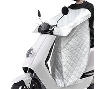 Favoto Housse de Jambes de Scooter Estival - Couverture pour Scooter Parasol Imperméable avec Bande Réfléchissante Universelle pour Véhicules à Deux Roues à Pédales Argent